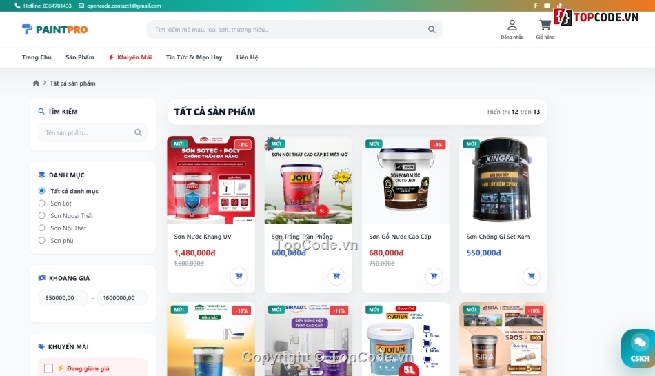 chat bot,Website chat,bán sơn